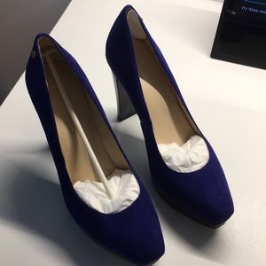 Calvin Klein royal blue heels